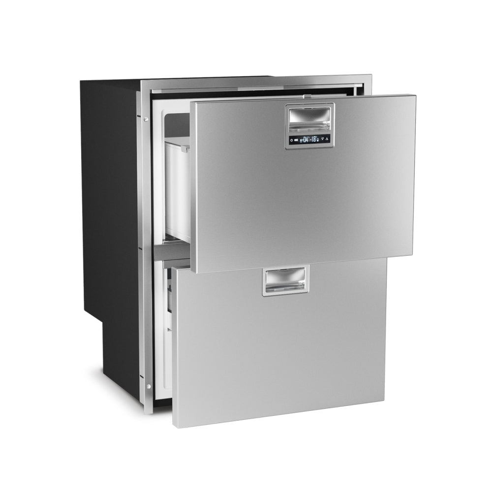 Vitrifrigo DRW180A 2-Drawer 150 Litre Fridge Freezer 12/24 - Stainless Steel 050746 044961