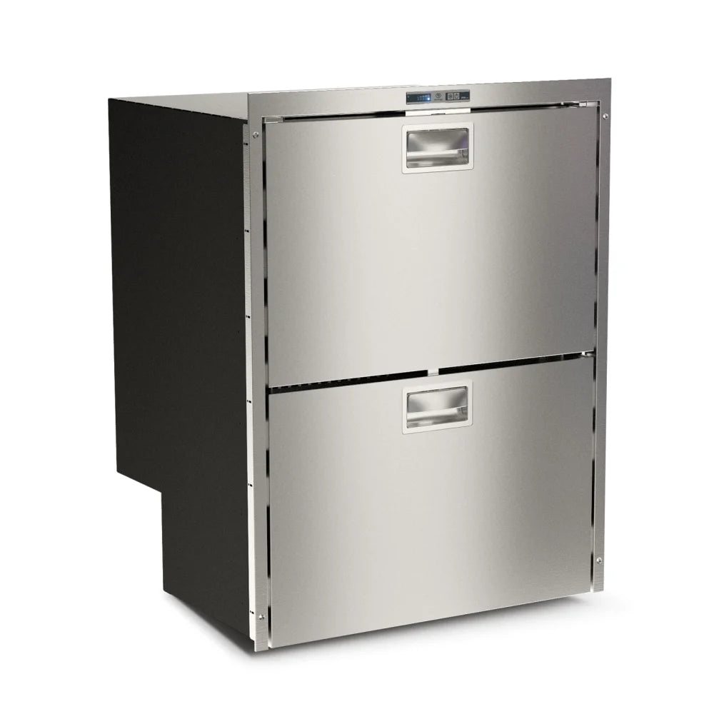 Vitrifrigo DW180DTX OCX2 2-Drawer 64 Litre Fridge plus 80 Litre Freezer - 12/24VDC - Flush Frame with Slteelock  051375
